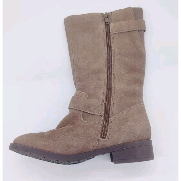 Lands End Boot Girls Size 12 RIGHT FOOT ONLY AMPUTEE! REPLACEMENT Tan Brown Shoe - Picture 2 of 5